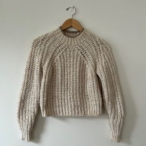 Aritzia Wilfred Boxy Knit Sweater